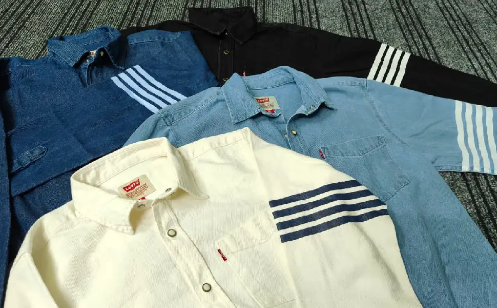 Printed Denim Shirt