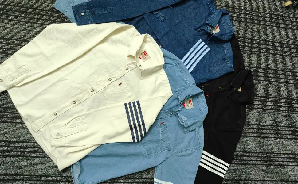 Printed Denim Shirt