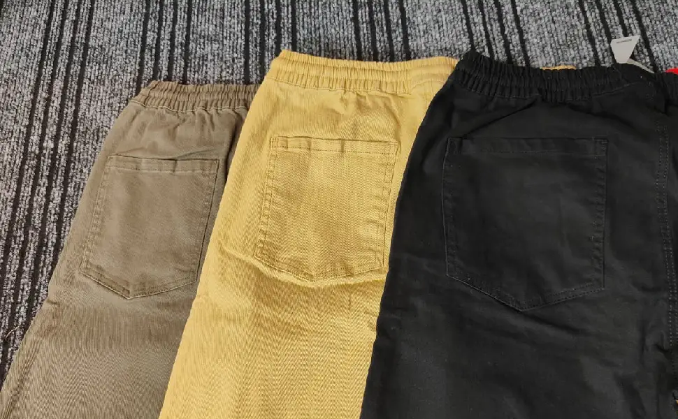 4 pocket gabardine trouser Khaki