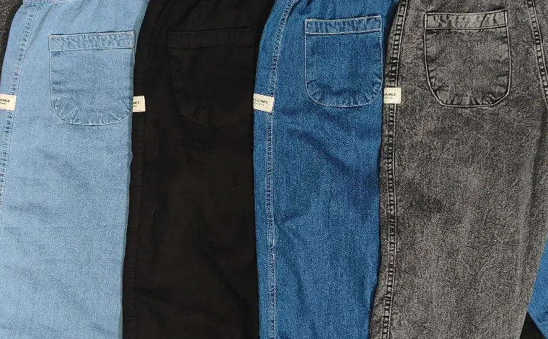 4 pocket denim trouser