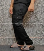 Black 6 Pocket Baggy jeans Pant