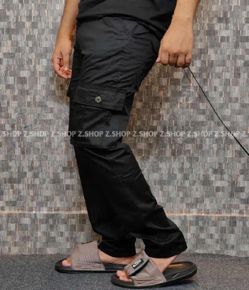 Black 6 Pocket Baggy jeans Pant