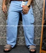 Sky blue 6 Pocket Baggy jeans Pant
