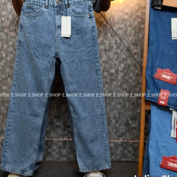 Indigo blue 4 Pocket Denim Baggy Jeans