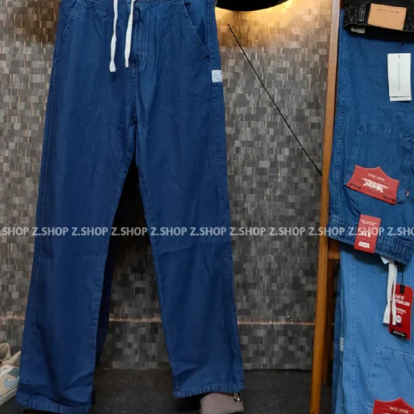 4 Pocket Denim Trouser deep blue