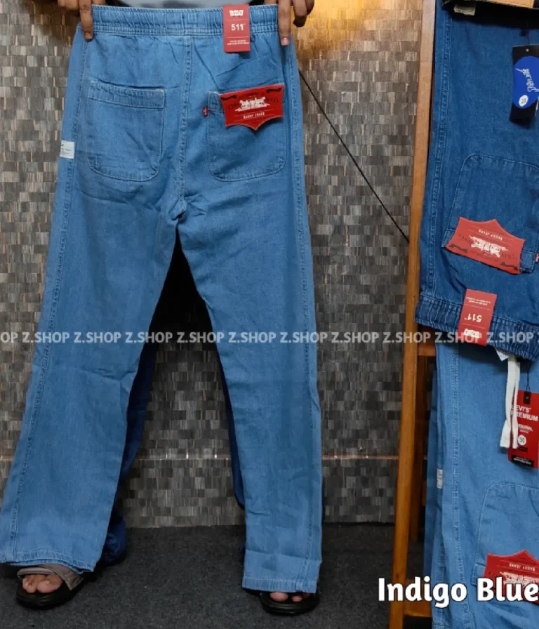 4 Pocket Denim Trouser Indigo blue