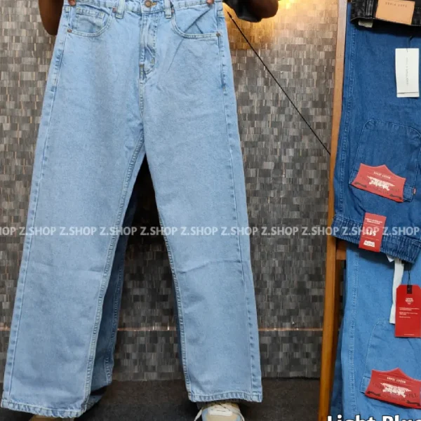 Sky blue 4 Pocket Denim Baggy Jeans