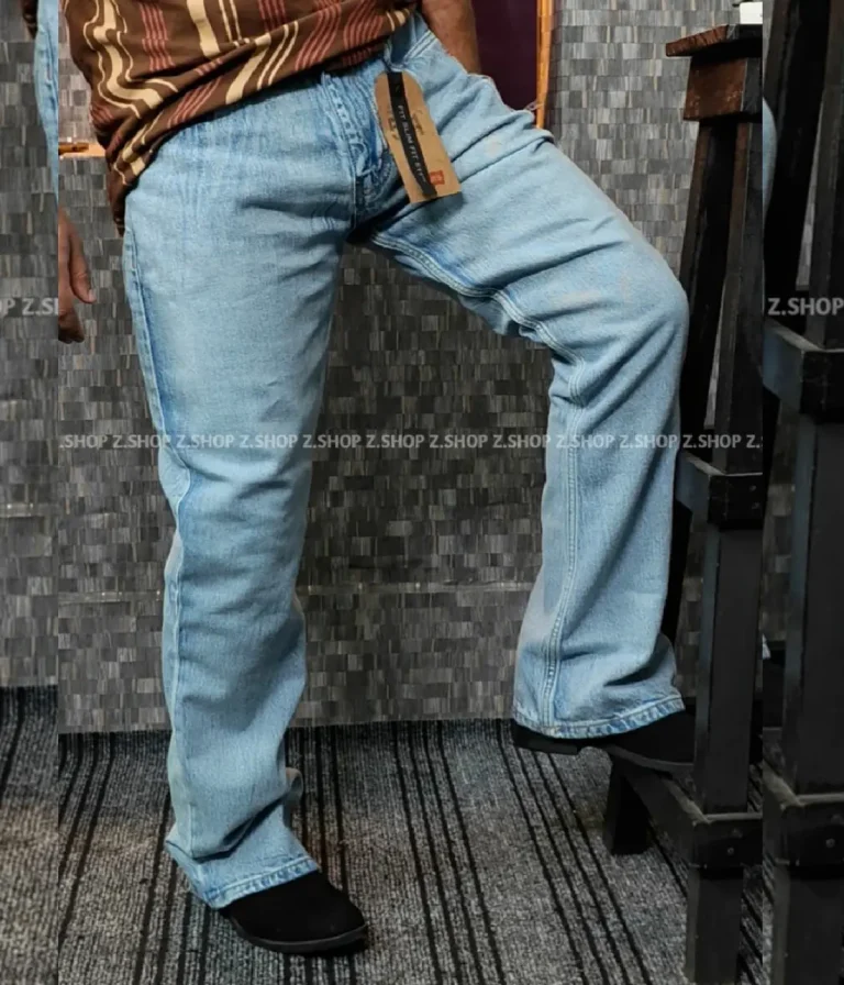 Premium bootcut jeans light blue