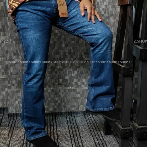 Premium bootcut jeans mid blue
