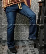 Premium bootcut jeans deep blue