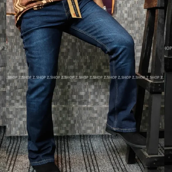 Premium bootcut jeans deep blue