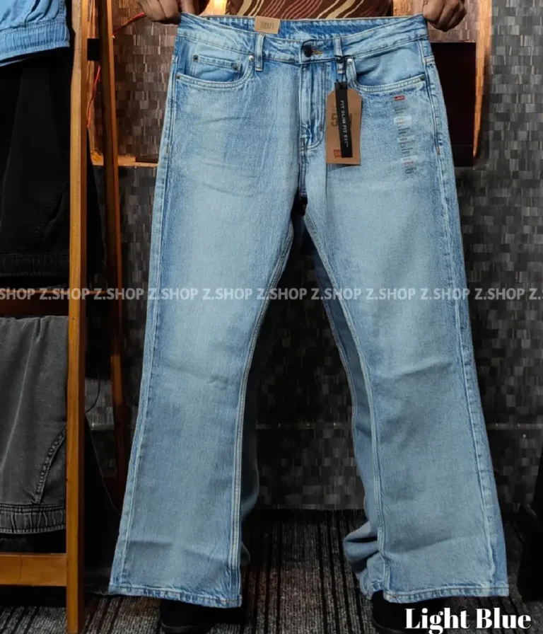 Premium bootcut jeans light blue