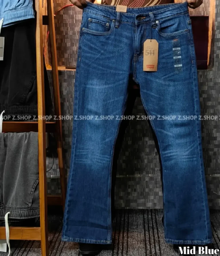 Premium bootcut jeans mid blue