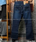 Premium bootcut jeans deep blue