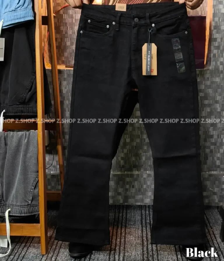 Premium bootcut jeans black