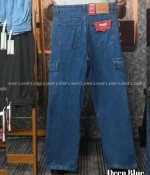 Deep Blue 6 Pocket Baggy jeans Pant