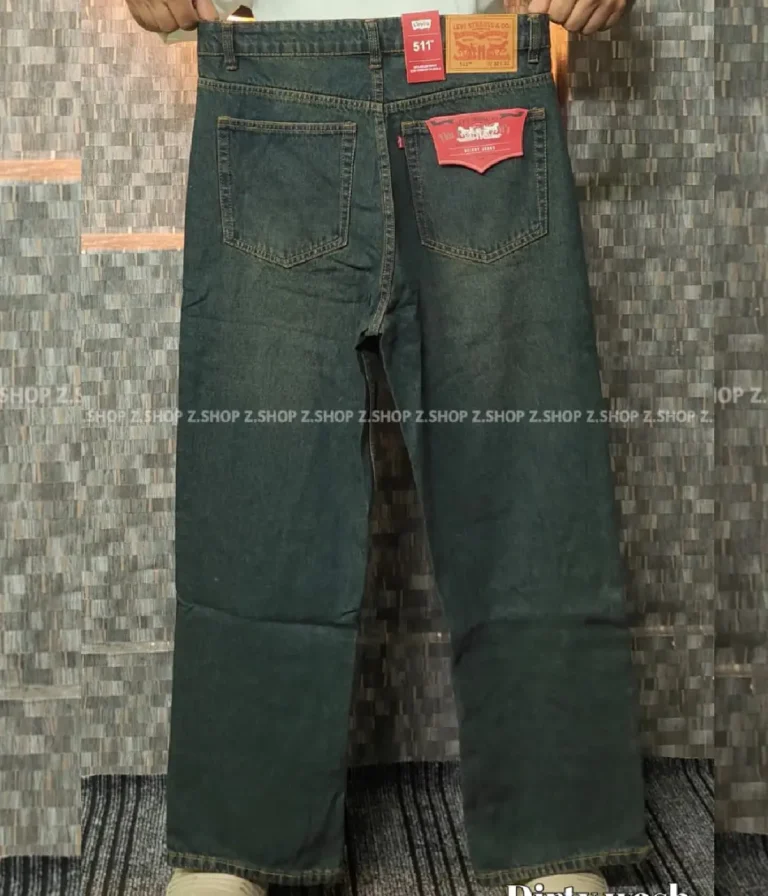 Dirty wash 4 Pocket Denim Baggy Jeans