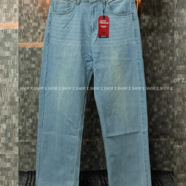 light blue 4 Pocket Denim Baggy Jeans
