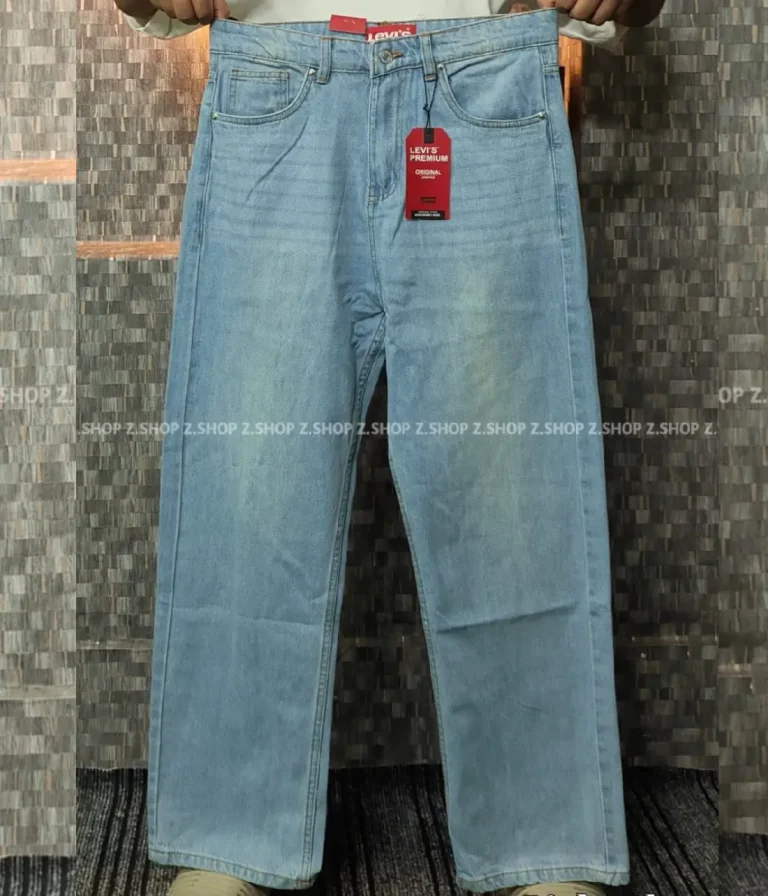 light blue 4 Pocket Denim Baggy Jeans