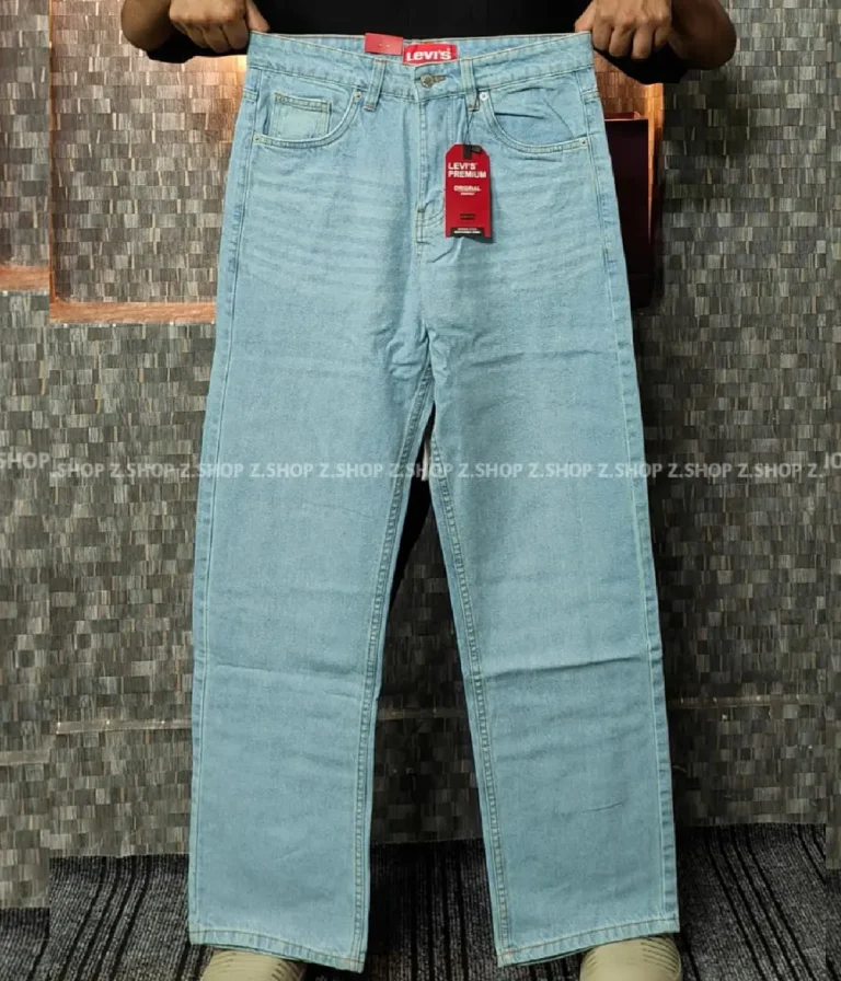Sky blue 4 Pocket Denim Baggy Jeans