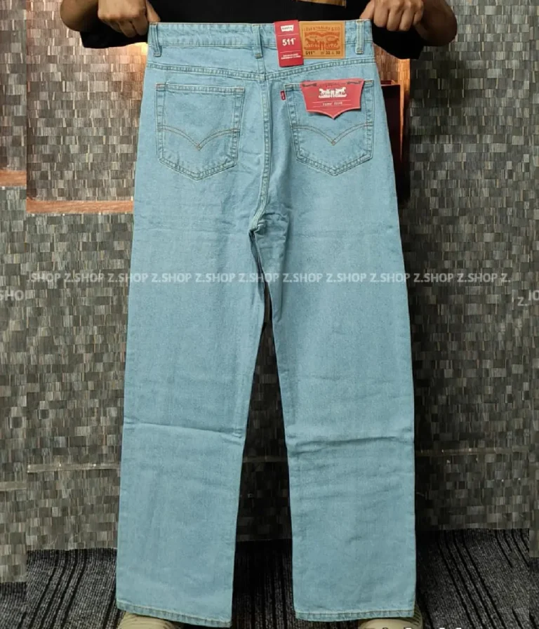 Sky blue 4 Pocket Denim Baggy Jeans