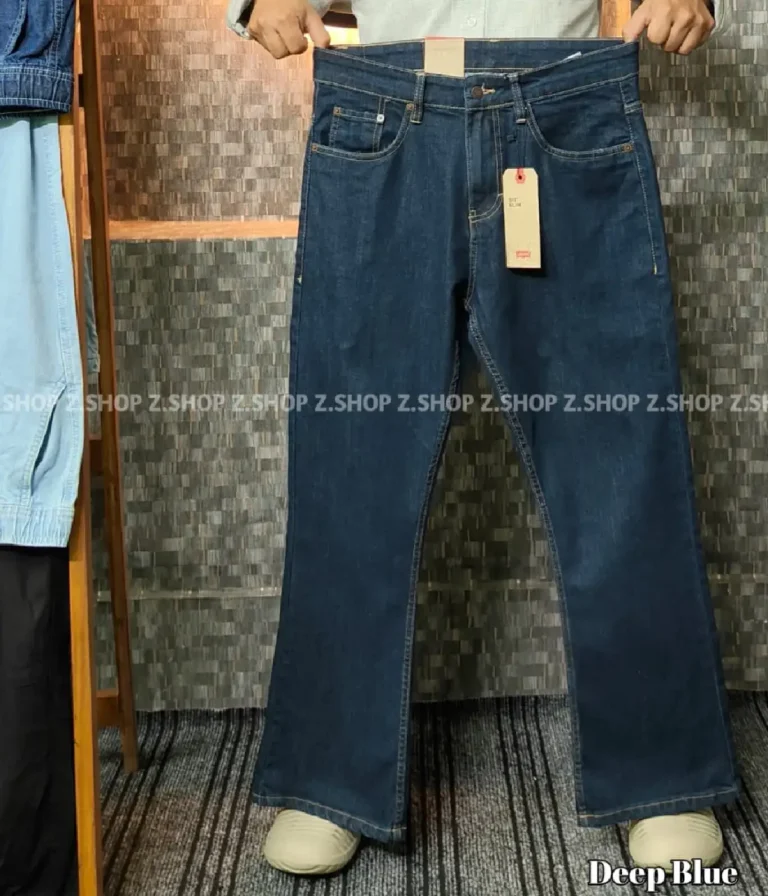Bootcut deep blue