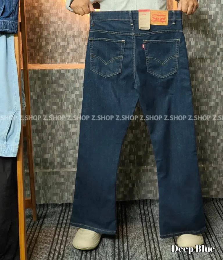 Bootcut deep blue