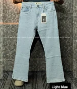 Bootcut light blue