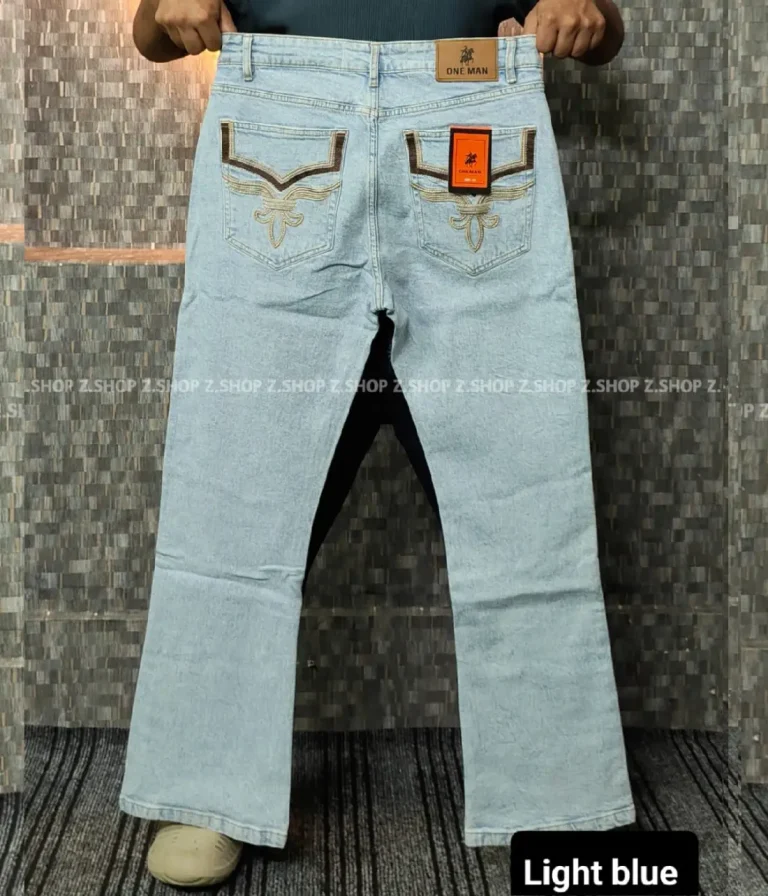 Bootcut light blue