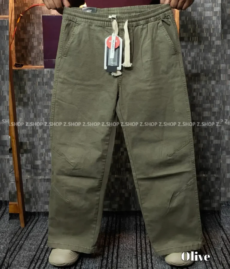 4 pocket gabardine trouser Olive