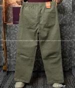 4 pocket gabardine trouser Olive