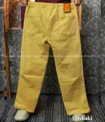 4 pocket gabardine trouser Khaki