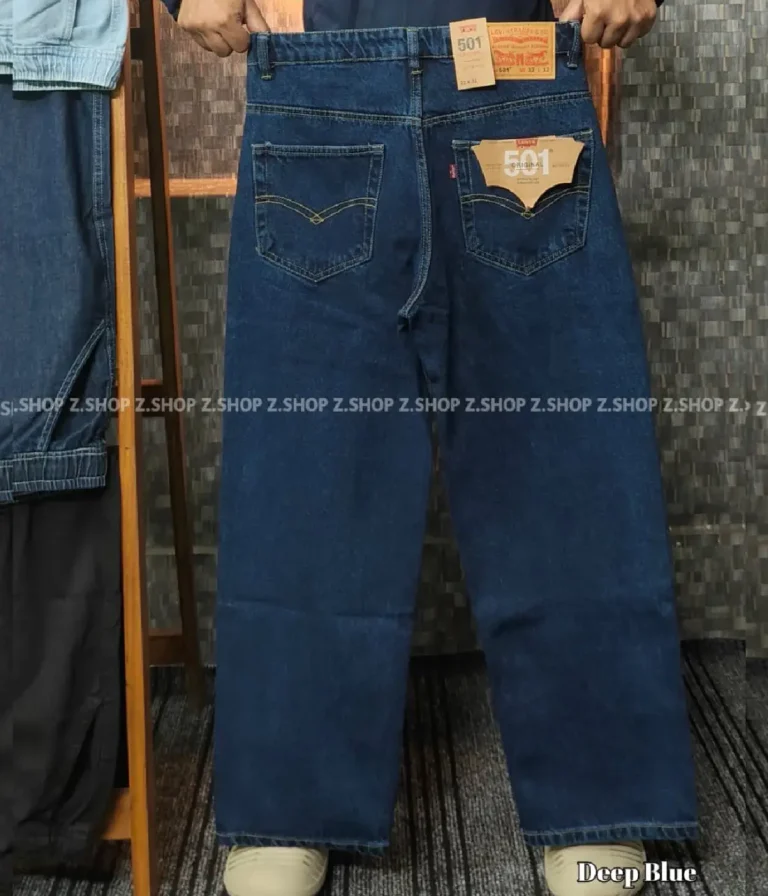 4 pocket new Deep blue baggy