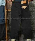 4 pocket black wash baggy