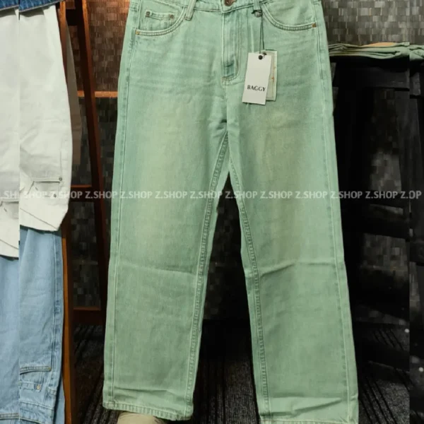 Baggy Jeans Vintage Green