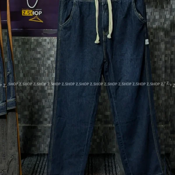 4 Pocket Denim Trouser Deep Blue