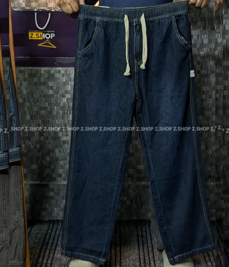 4 Pocket Denim Trouser Deep Blue