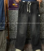 4 Pocket Denim Trouser Vintage Black