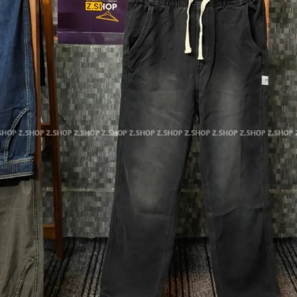 4 Pocket Denim Trouser Vintage Black