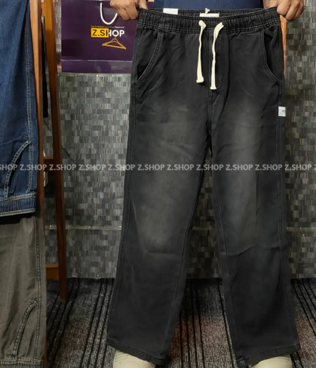 4 - 2026-09-23T143501.631 4 Pocket Denim Trouser Vintage Black