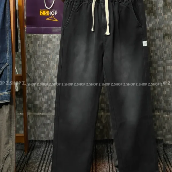 4 Pocket Denim Trouser Black Wash