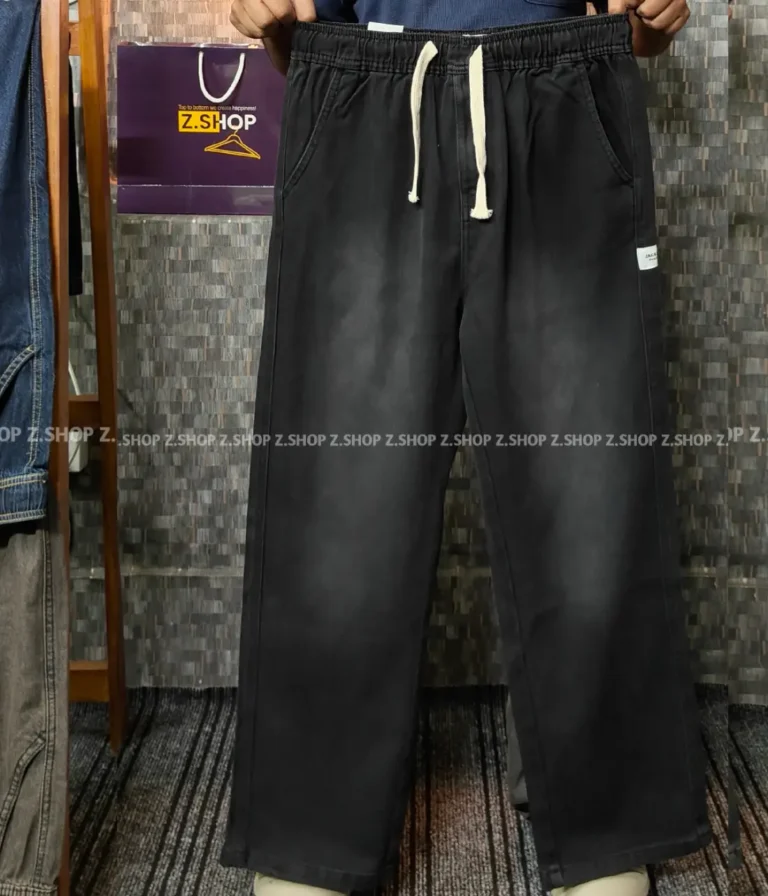 4 Pocket Denim Trouser Black Wash