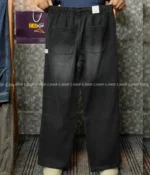 Semi Baggy Denim Trouser Black Wash - Image 2