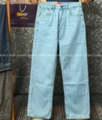 Sky blue 4 pocket straight fit jeans