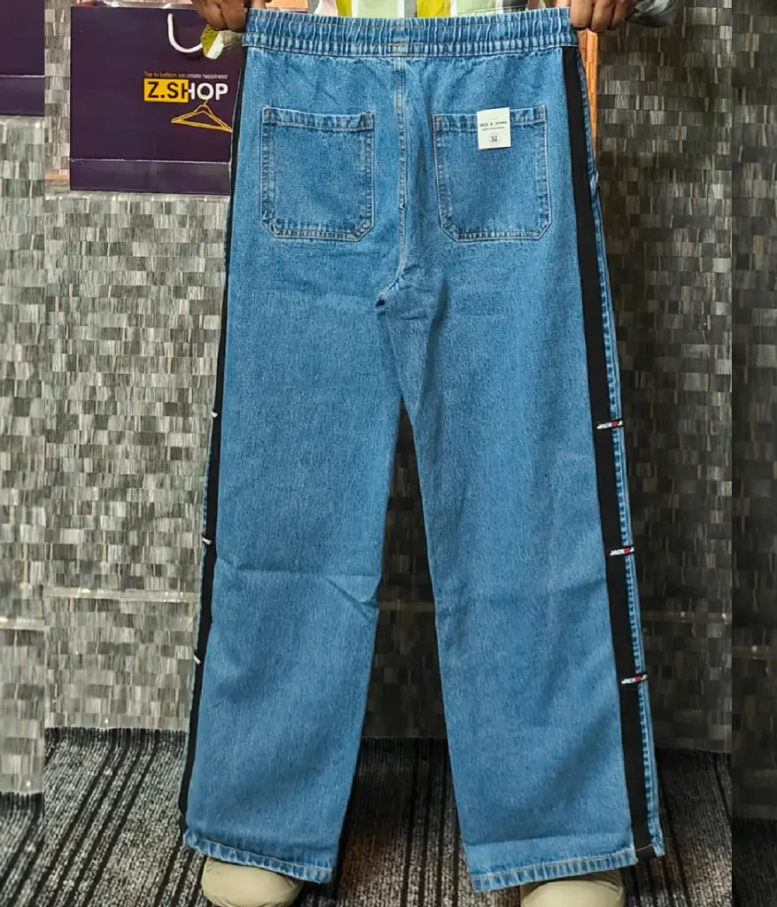 Denim Baggy trouser deep blue