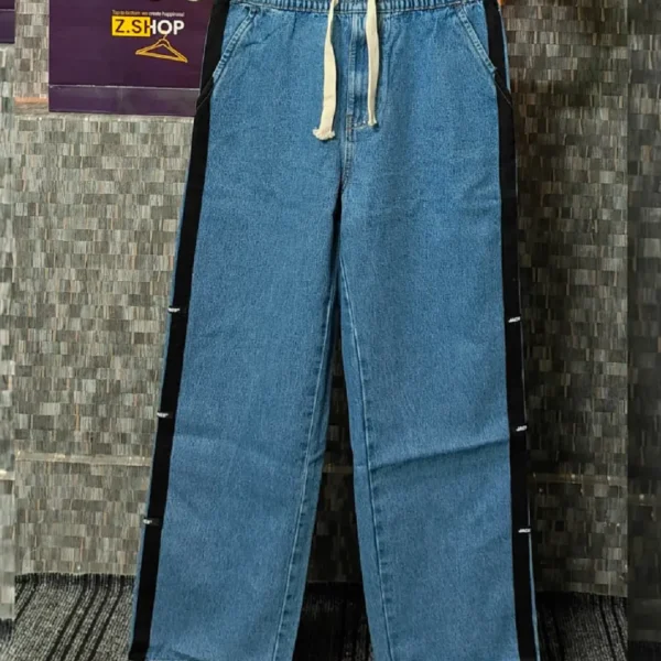 Denim Baggy trouser deep blue