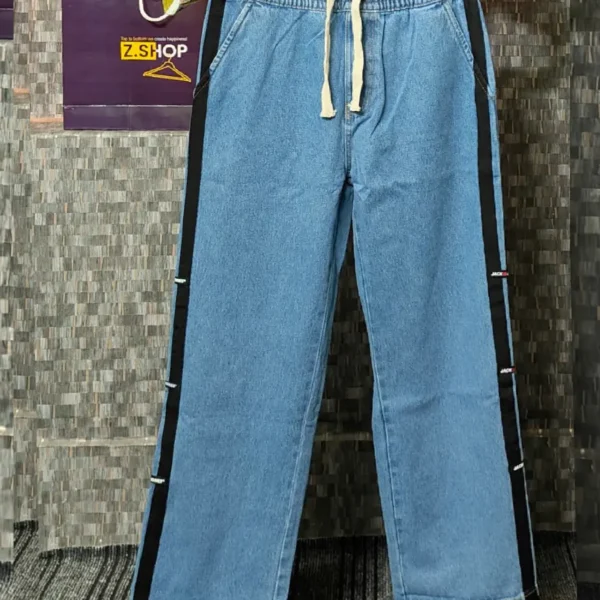 Denim baggy trouser Light blue