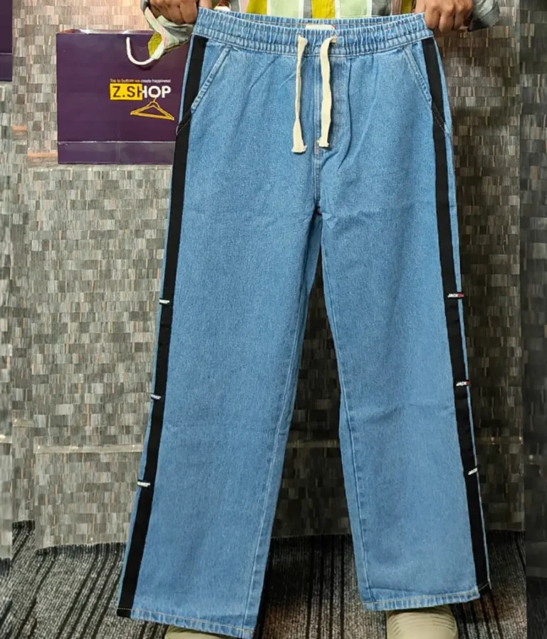 Denim baggy trouser Light blue
