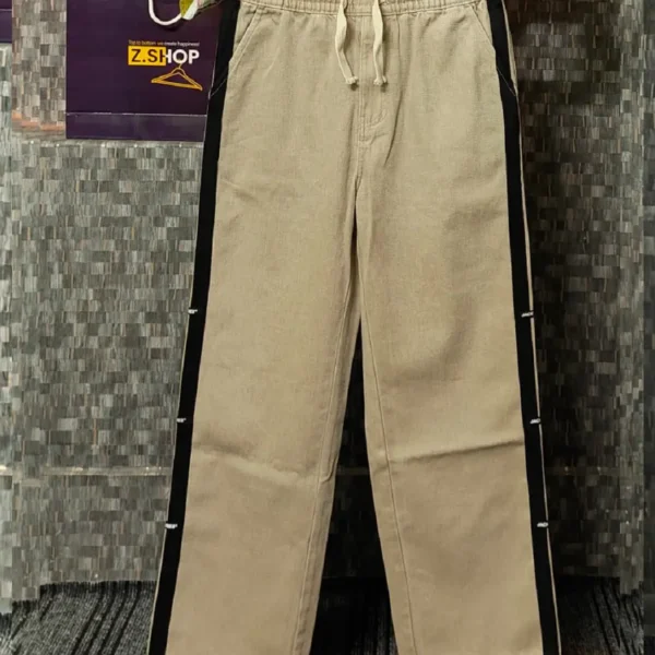 Denim baggy trouser Beige