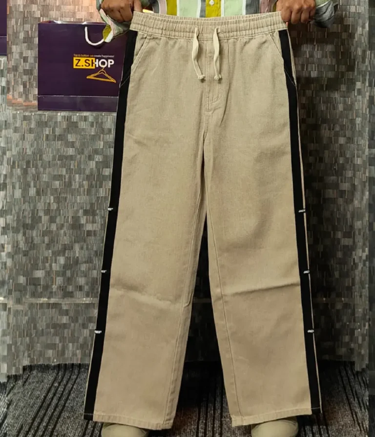 Denim baggy trouser Beige